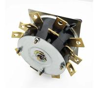 KDH-63/2 16 Termianls 8 Positions Selector Switch 63A 380VAC 2 Layer Changeover Switch For Welding Machine