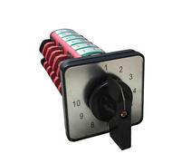 KDHC-40/6 * 10 Rotary Cam Switch Ten Position 6 Poles 40A Changeover Selector Bx6 Welding Machine industrial