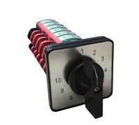 KDHC-40/6 * 10 Rotary Cam Switch Ten Position 6 Poles 40A Changeover Selector Bx6 Welding Machine Manufacturer 1Pcs