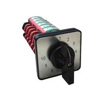 KDHC-40/6 * 10 Rotary Switch 10 Position 6 Pole 40a Switch cam Switch Changeover Switch bx6 Welding Machine Manufacturer(1-10position)