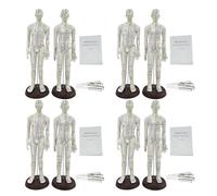 KDJFS 8 Piece Set Acupuncture Doll, 1/3 Male and Female Human Acupuncture Point Model, 21'' Acupuncture Mannequin Suitable for Massage Acupuncture Learning and Teaching