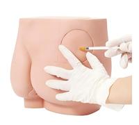 KDJFS Intramuscular Injection Practice Model - Buttock Anatomy Simulator with Removable Skin & Rectal Insert for Educational Training and Skill Demonstration