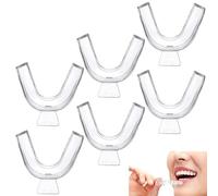 KDJXZ 6Pcs Teeth Whitening Gum Shield Teeth Whitening Trays Teeth Whitening Mouth Trays Mouth Guard for Teeth Grinding Teeth Retainers Teeth Grinding Guard for Teeth Whitening Grinding Protecting