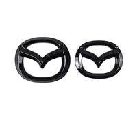 KDKDJ Car Emblem Logo Badge for Mazda CX-3 2018-2023, Stylish Front and Rear Emblem Badge Sticker 3D Letters Grille Logo Hood Trunk Tailgate Sign Decals Car Accessories,front+back-A
