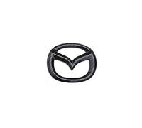 KDKDJ Car Emblem Logo Badge for Mazda CX-60 2022 2023, Stylish Front and Rear Emblem Badge Sticker 3D Letters Grille Logo Hood Trunk Tailgate Sign Decals Car Accessories,steering wheel-B