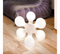 kdln Atomium table lamp, white, Ø 58 cm