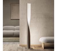 kdln Evita LED floor lamp, grey, height 190 cm, dimmable
