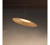 kdln Kate LED hanging light, gold-foiled, 2,700 K, Ø 90 cm