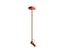 Kdln LED ceiling light Bird, red, Ø 11 cm, metal