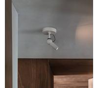 kdln LED ceiling light Bird, white, Ø 11 cm, metal