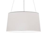 kdln Tripod pendant light, white, Ø 55 cm, textile