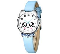 KDM Kids Learning Watch Quartz: for School & Exams - Easy-Read Dial for Quick Time Checks - Perfect Children‘s Day Gift Reward for Ages 5-12 Blue