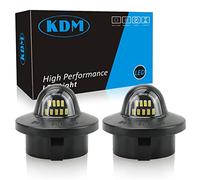 KDM LED License Plate Lights fit for Ford F-150 F250 F350 F450 F550 Heavy Duty Ranger Explorer Bronco Excursion Expedition Rear light for Pickup Truck 6000K White 2pc pack