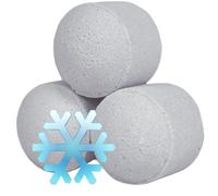 KDMD 1.3Kg Box of Chill Pills (Mini Bath Bombs) - White Christmas in Grey KDMD Grey