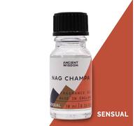 KDMD 10ml Nag Champa Fragrance Oil in Orange KDMD Orange