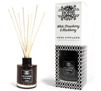 KDMD 120ml Reed Diffuser - White Strawberry & Blackberry in Black KDMD Black