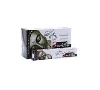 KDMD 15g Golden Buddha Incense Sticks for Meditation & Spiritual Calm in White KDMD White