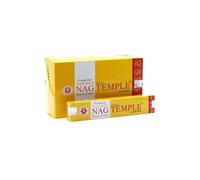 15G Golden Nag Temple Incense For Meditation & Sacred Rituals