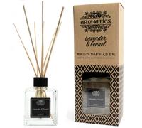 KDMD 200ml Lavender & Fennel Essential Oil Reed Diffuser in Black KDMD Black