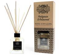 KDMD 200ml Petitgrain & Rosewood Essential Oil Reed Diffuser in Black KDMD Black