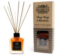 KDMD 200ml Ylang Ylang & Mandarin Essential Oil Reed Diffuser in Black KDMD Black