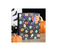 KDMD 23cm Medium Monster Mash Print Gift Bag in Black KDMD Black