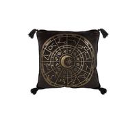 KDMD 35cm Square Black Astrology Wheel Cushion KDMD Black