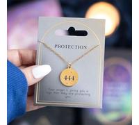 KDMD 444 Angel Number Protection Necklace in Gold KDMD Gold