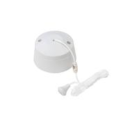 KDMD 6 Amp 2 Way Bathroom Toilet Light Ceiling Pull Cord Switch in White KDMD White