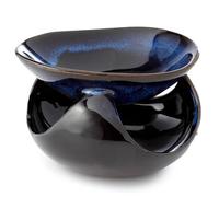 KDMD Abstract Dark Mottled Ceramic Oil Burner (asst) in Blue KDMD Blue
