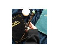 KDMD Abundance Green Aventurine Crystal Wand with Pouch in Brown KDMD Brown