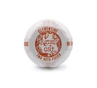 KDMD Agnes & Cat Clementine Bath Fizzer Natural Citrus & Cocoa Butter in White