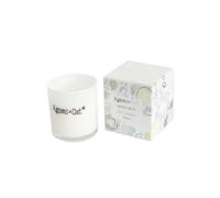 KDMD Agnes & Cat Dolly Blue Soy Votive Candle in White KDMD White