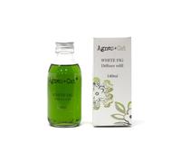 KDMD Agnes + Cat White Fig Reed Diffuser Refill 150ml - Warm, Soft Scent in Green KDMD Green