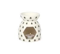 KDMD All Over Bee Print Oil Burner in Cream KDMD Cream