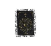 KDMD Ancient Witch All Seeing Eye Pendulum Divination Cloth Black Gold KDMD Black One Size