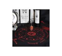 KDMD Ancient Witch Mystic Moth Pendulum Divination Cloth Black Red KDMD Black One Size