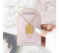 KDMD Aphrodite Goddess Talisman Necklace in Gold KDMD Gold