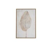 KDMD Ashenra Hand Painted Canvas in Frame - Unique Modern Art Piece in Brown KDMD Brown