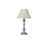 KDMD Augusta Column Table Lamp with Linen Shade - Elegant Home Decor in Beige KDMD Beige