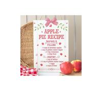 KDMD Autumn Skies & Apple Pies Hanging Sign in White KDMD White