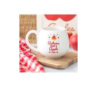 KDMD Autumn Skies & Apple Pies Rounded Mug in White KDMD White