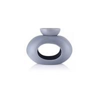 KDMD Ava May Grey Oval Burner Wax Melt Burner KDMD Grey