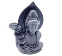 KDMD Backflow Incense Burner - Serene Buddha in Grey KDMD Grey
