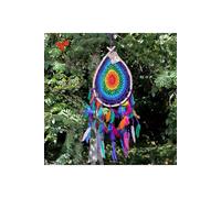 Bali Dream Catcher - Large Multi Teardrop Wall Decor For Sacred Spaces