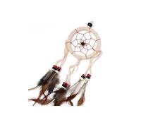 KDMD Bali Dreamcatcher Small Round Cream/Coffee/Choc - Good Luck & Sleep in Cream KDMD Cream