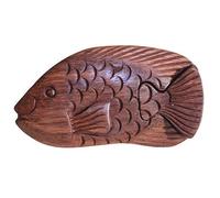 KDMD Bali Magic Box - Fat Fish in Brown KDMD Brown