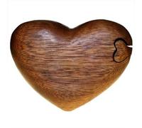 KDMD Bali Magic Box - Single Heart in Brown KDMD Brown