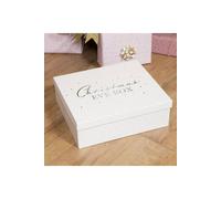 KDMD Bambino Folding Christmas Eve Box 46 x 40 x 4cm in White | Size: 46 x 40 x 4 cm KDMD White 46 x 40 x 4 cm