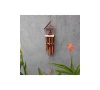 KDMD Bamboo Windchime - Natural finish - Brown Buddha 6 Tubes KDMD Brown